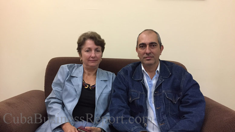 Dr. Yamila de Armas Águila, Dr. Osvaldo Héctor Ardisana and